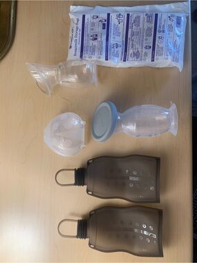 Haakaa / Lansinoh Silicone Breast Pump, Accessories, On-the-Go, Milk Bags